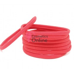 Bentite de par elastice pentru scoala sau sport BDP015 Corai - 6 bucati 